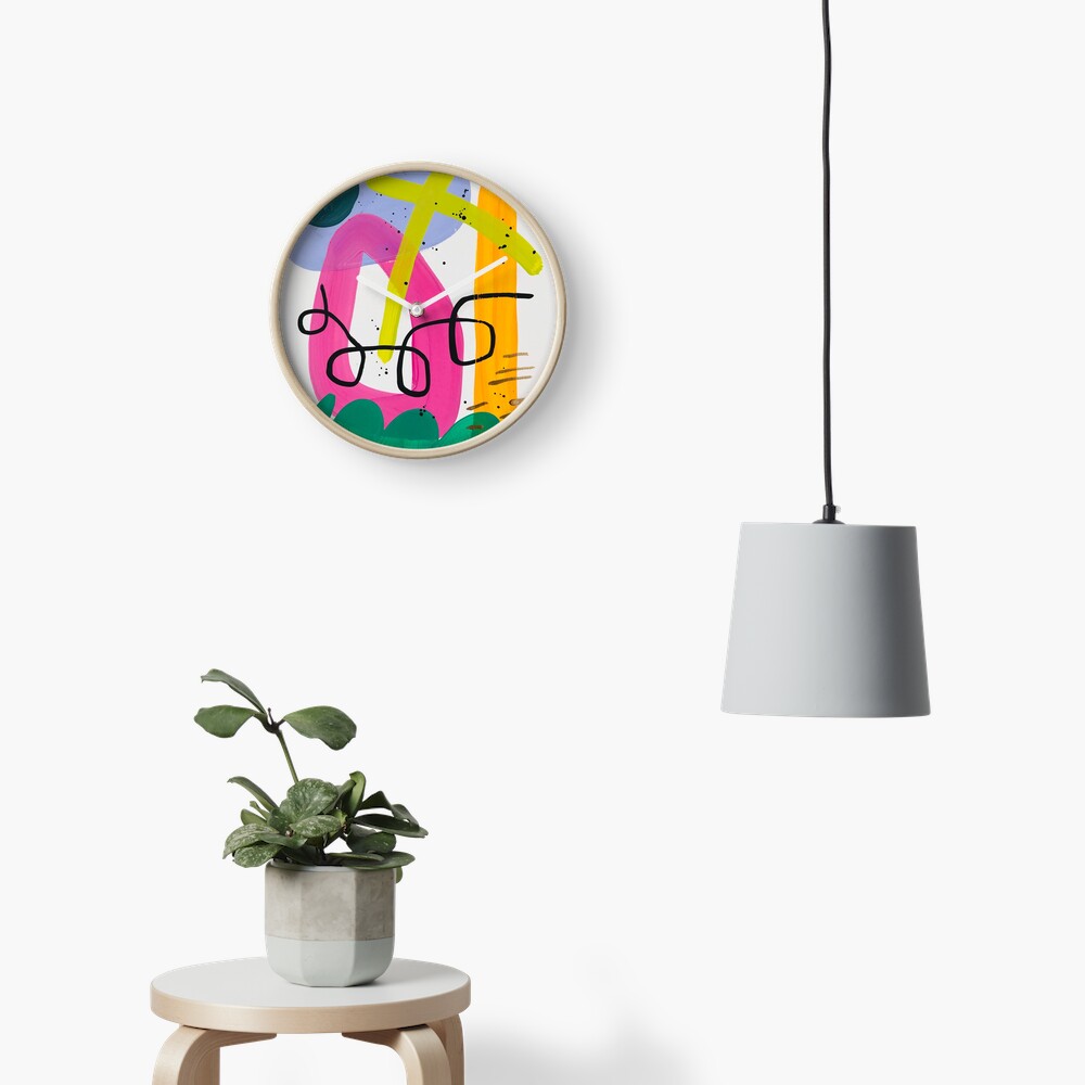 Item preview, Clock designed and sold by AR-GlitterFairy.