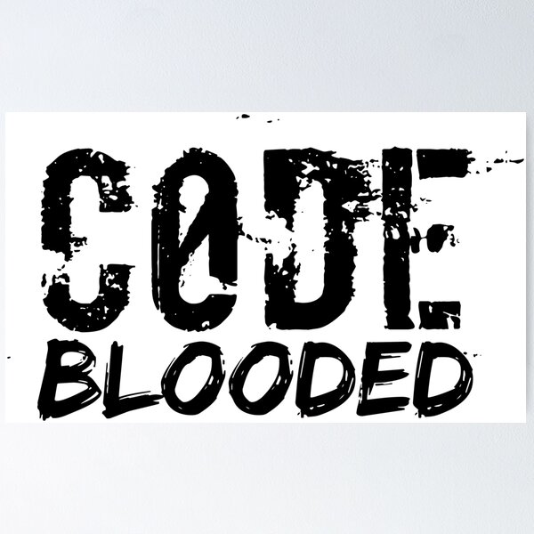 Artikel-Vorschau von Coder shirt codeblooded, designt und verkauft von avogel.