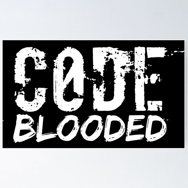 Artikel-Vorschau von Coder Shirt codeblooded, designt und verkauft von avogel.