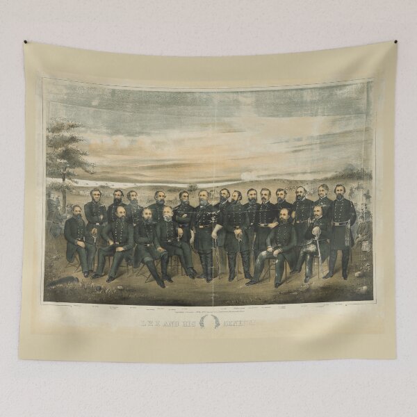 Item preview, Lee and his General (Civil War portrait created in 1904) designed and sold by allhistory.