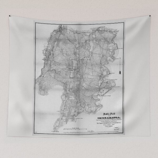 Item preview, Civil WarMap Battlefield of Chickamauga September 19-20, 1863 designed and sold by allhistory.