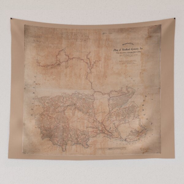 Item preview, Map of Stafford County Virginia (1863) designed and sold by allhistory.