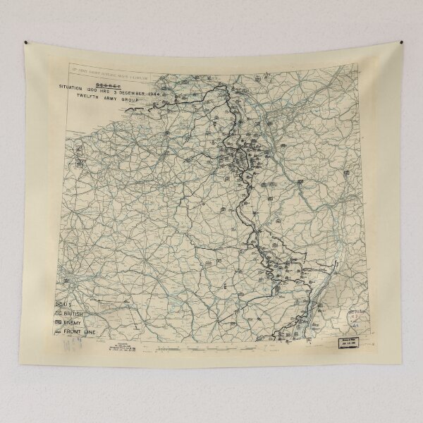 Aperçu de l'œuvre World War II Twelfth Army Group Situation Map December 3 1944 créée et vendue par allhistory.