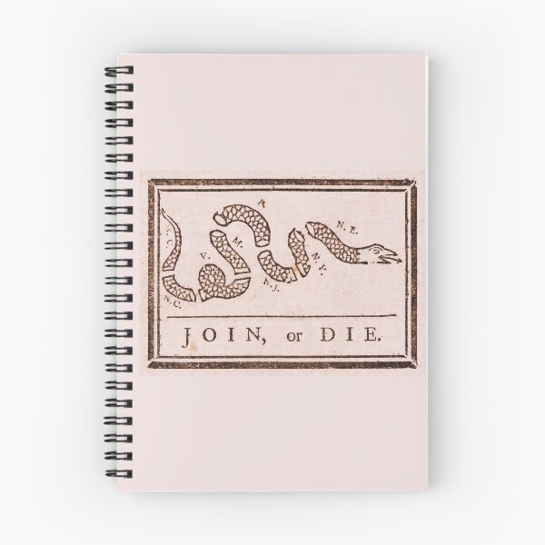Item preview, Benjamin Franklin's Join or Die Political Cartoon designed and sold by allhistory.