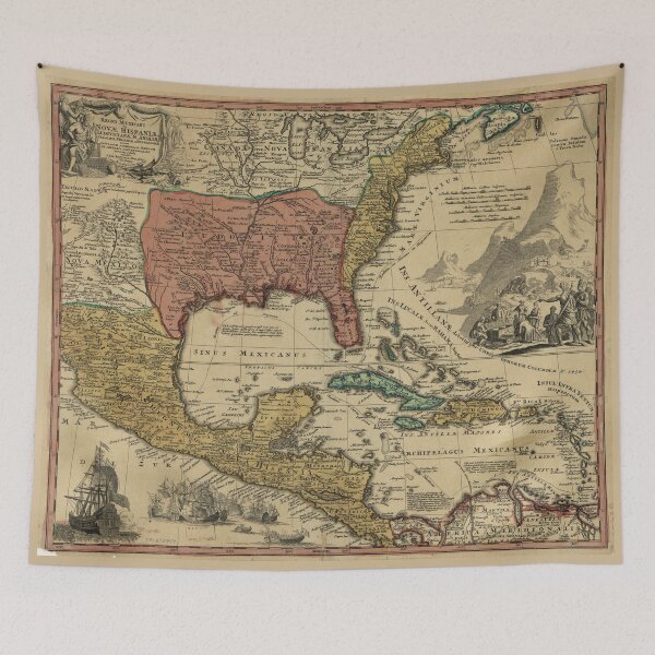 Item preview, Map of Mexico, New England, Carolina, Virginia, Pennsylvania (1759) designed and sold by allhistory.