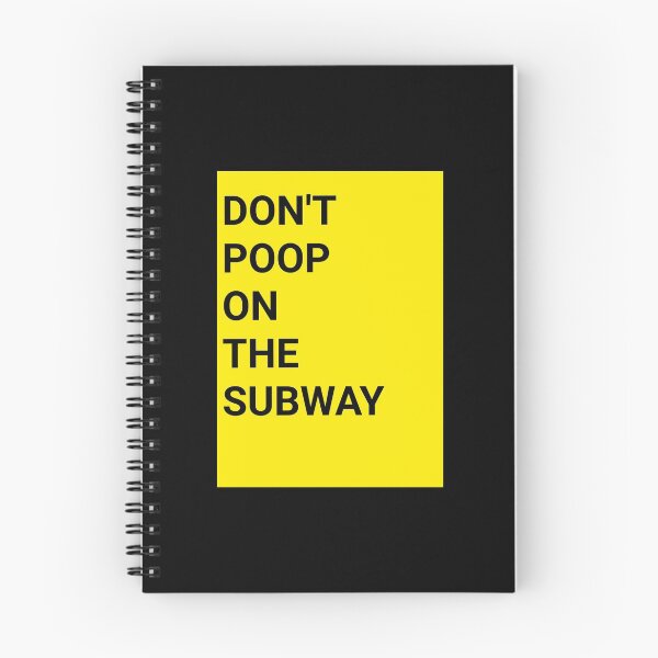 Item preview, Don't poop on the subway designed and sold by ashleafjb.