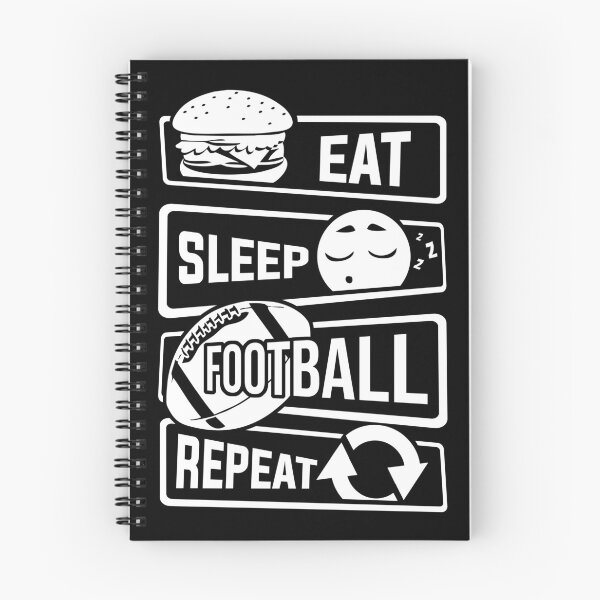 Item preview, Eat Sleep Football Repeat - Touchdown USA America designed and sold by anziehend.