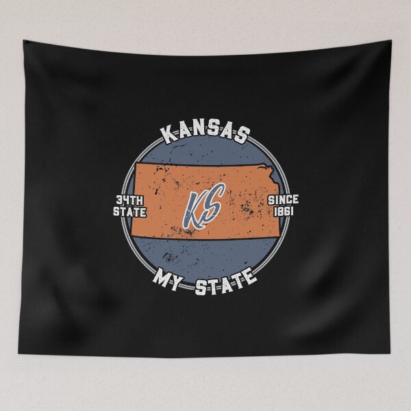 Item preview, Kansas My State Patriot State Tourist Gift designed and sold by oberdoofus.