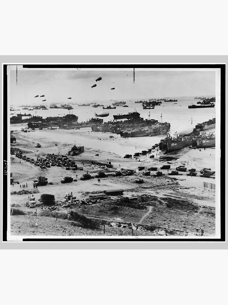 Landing Craft in Normandy France on D-Day June 6 1944 by allhistory