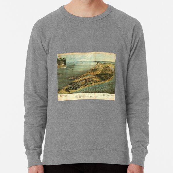 Civil War Hammond General Hospital and Prison Lookot Point Maryland Lightweight Sweatshirt
