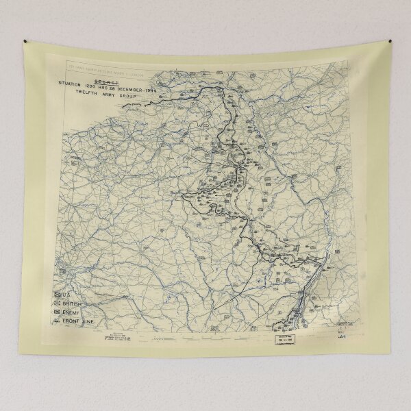 Aperçu de l'œuvre World War II Twelfth Army Group Situation Map December 28 1944 créée et vendue par allhistory.