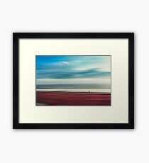 a walk in silence Framed Print