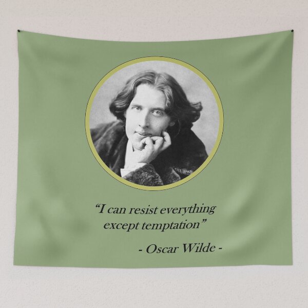Item preview, [Quote] Oscar Wilde - Temptation designed and sold by Garlaska's Shop.
