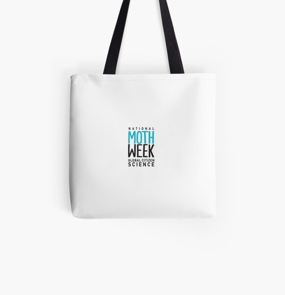 National Moth Week - words All Over Print Tote Bag
