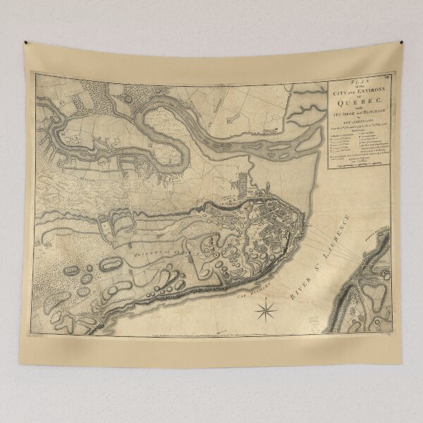 Item preview, Map of the Province of Quebec Canada by William Faden (1776) designed and sold by allhistory.