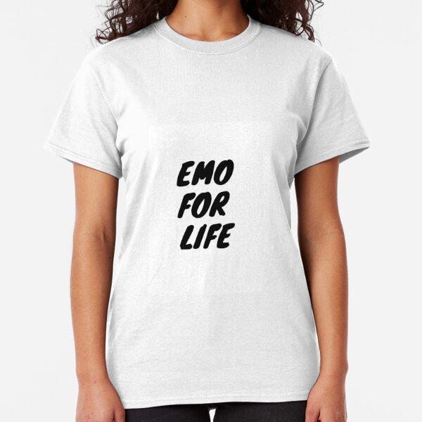 Emo For Life T Shirts Redbubble - emo girl skeleton tank top roblox