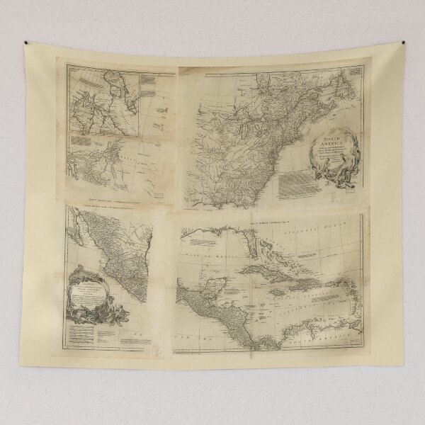 Item preview, Map of North America (1763) designed and sold by allhistory.