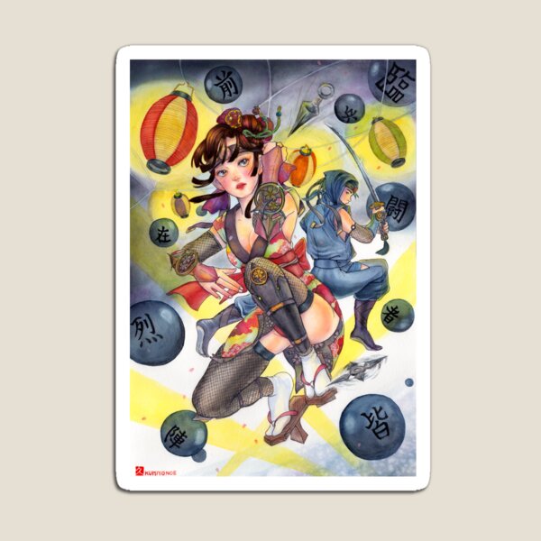 Kunoichi (くノ一) Magnet