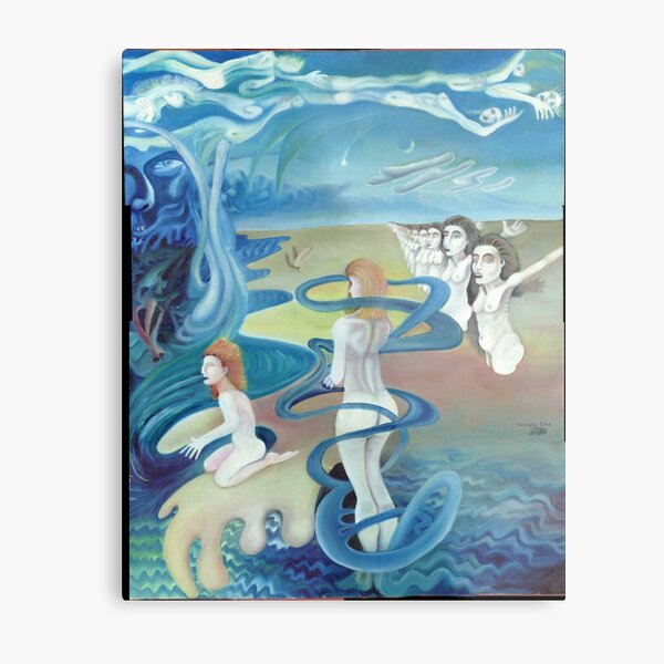 Narcissus Echo Metal Print