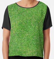Green Grass Chiffon Top
