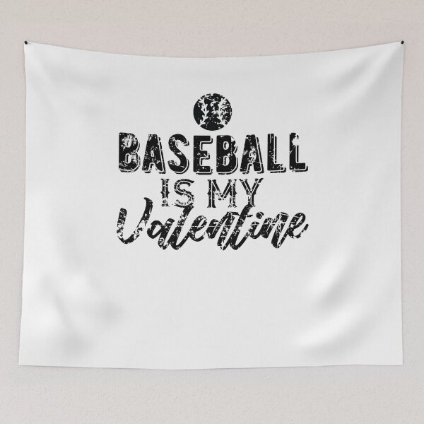 Item preview, Baseball is My Valentine Gift for Baseball Fans  designed and sold by IvonDesign.