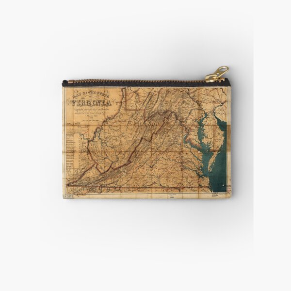 Item preview, Map of the State of Virginia by W. L. Nicholson (1862) designed and sold by allhistory.