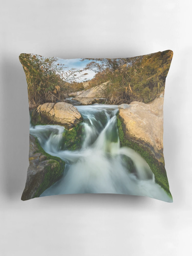 Thumbnail 3 of 4, Pillow, Little Waterfall designed and sold by Ralph Goldsmith.