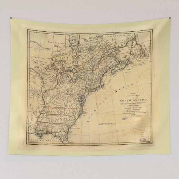 Item preview, Map of North America (1771) designed and sold by allhistory.