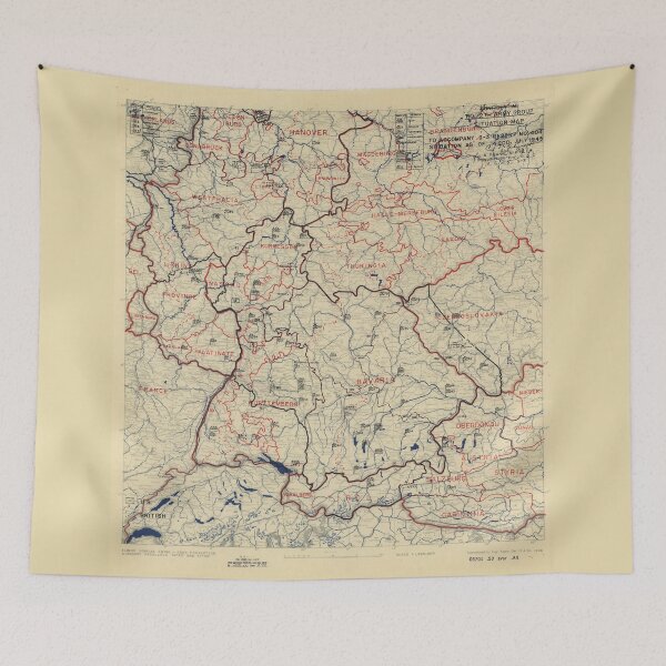 Item preview, World War II Twelfth Army Group Situation Map July 14 1945 designed and sold by allhistory.