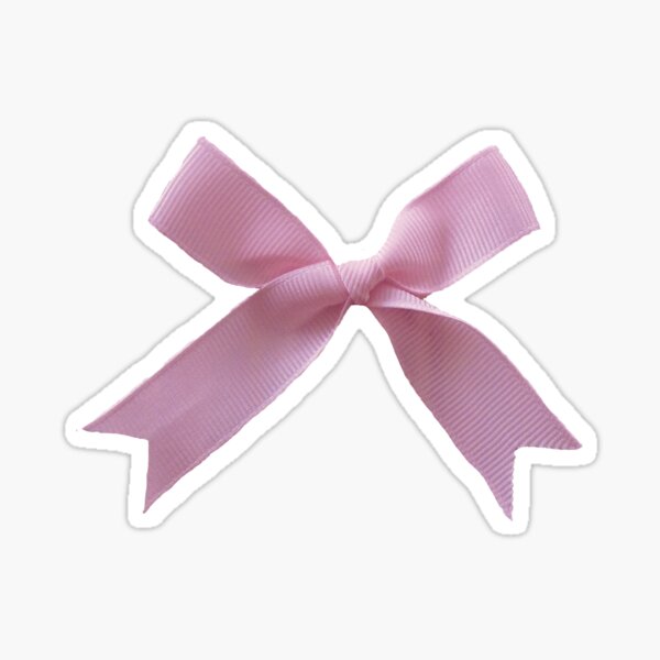 Pretty Pink Paper Clip Bow Stickers – SuzeeQPlans