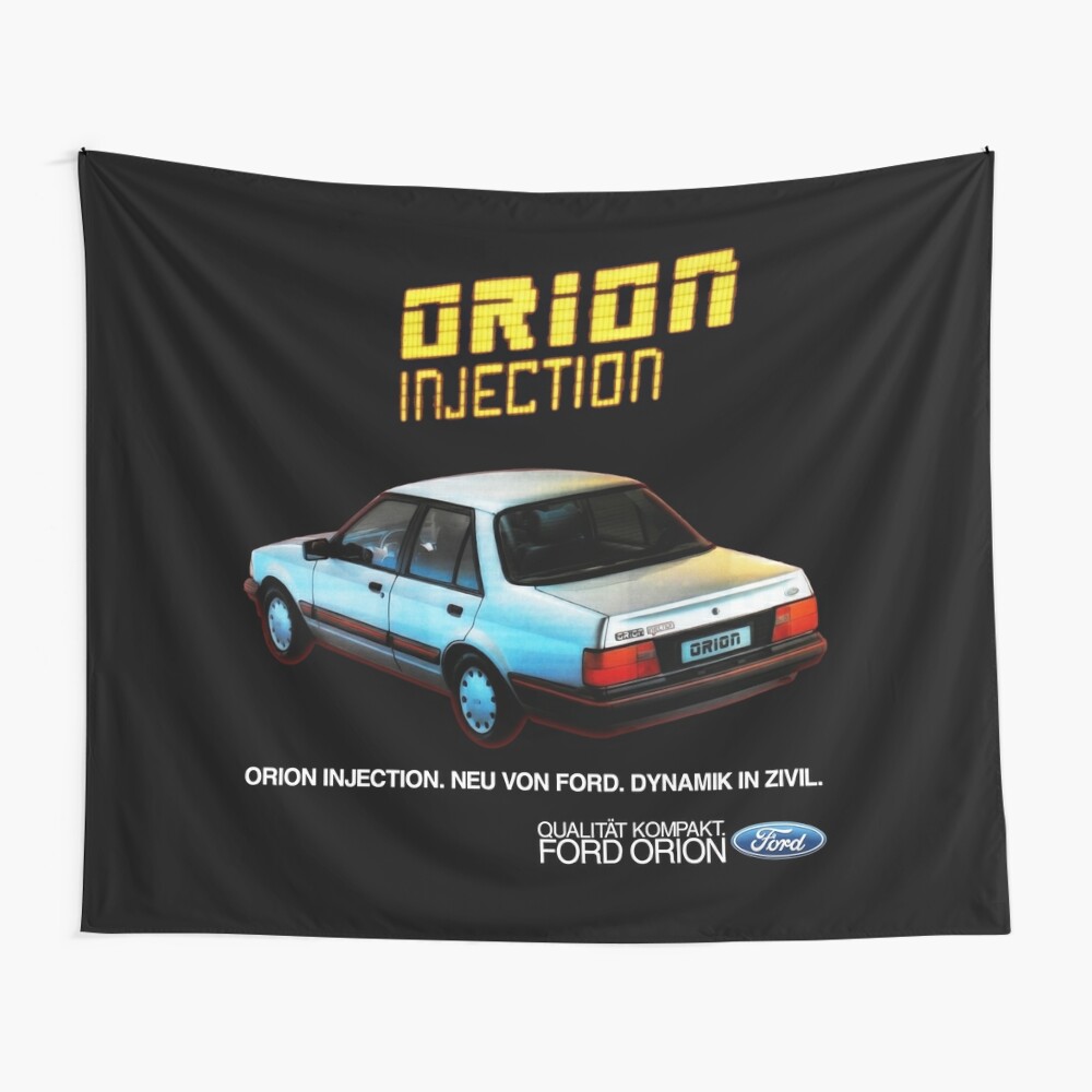 Ford Orion Tapestry By Throwbackmotors Redbubble