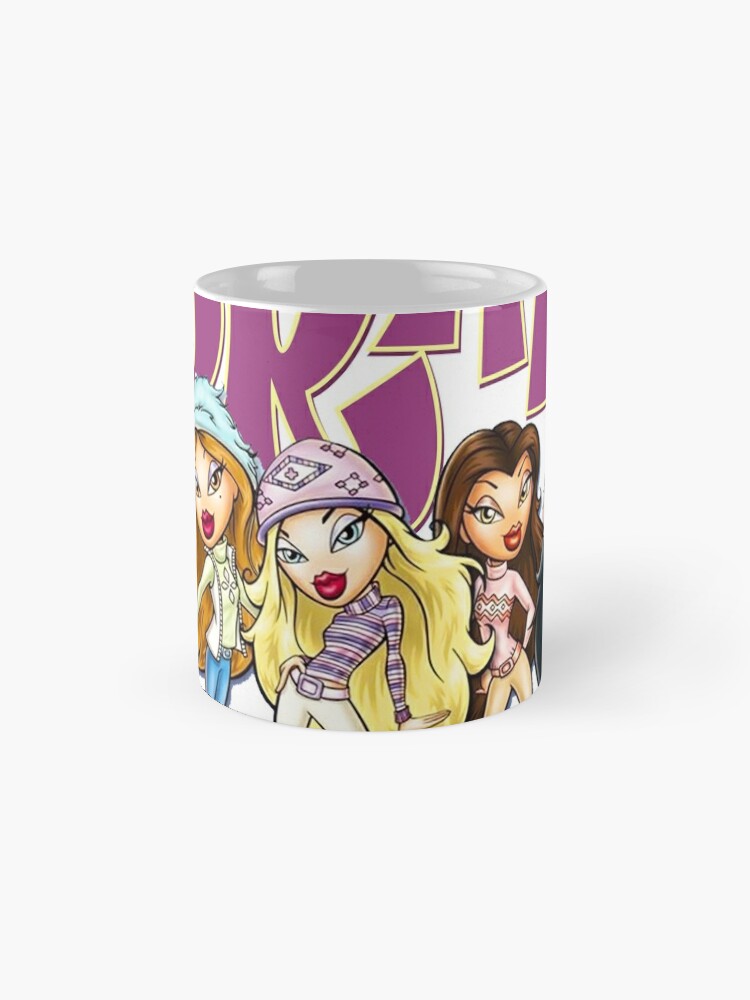 Bratz Coffee Cup 20oz Pink Oversized Ceramic Mug Jade Cloe Kristee Yasmin