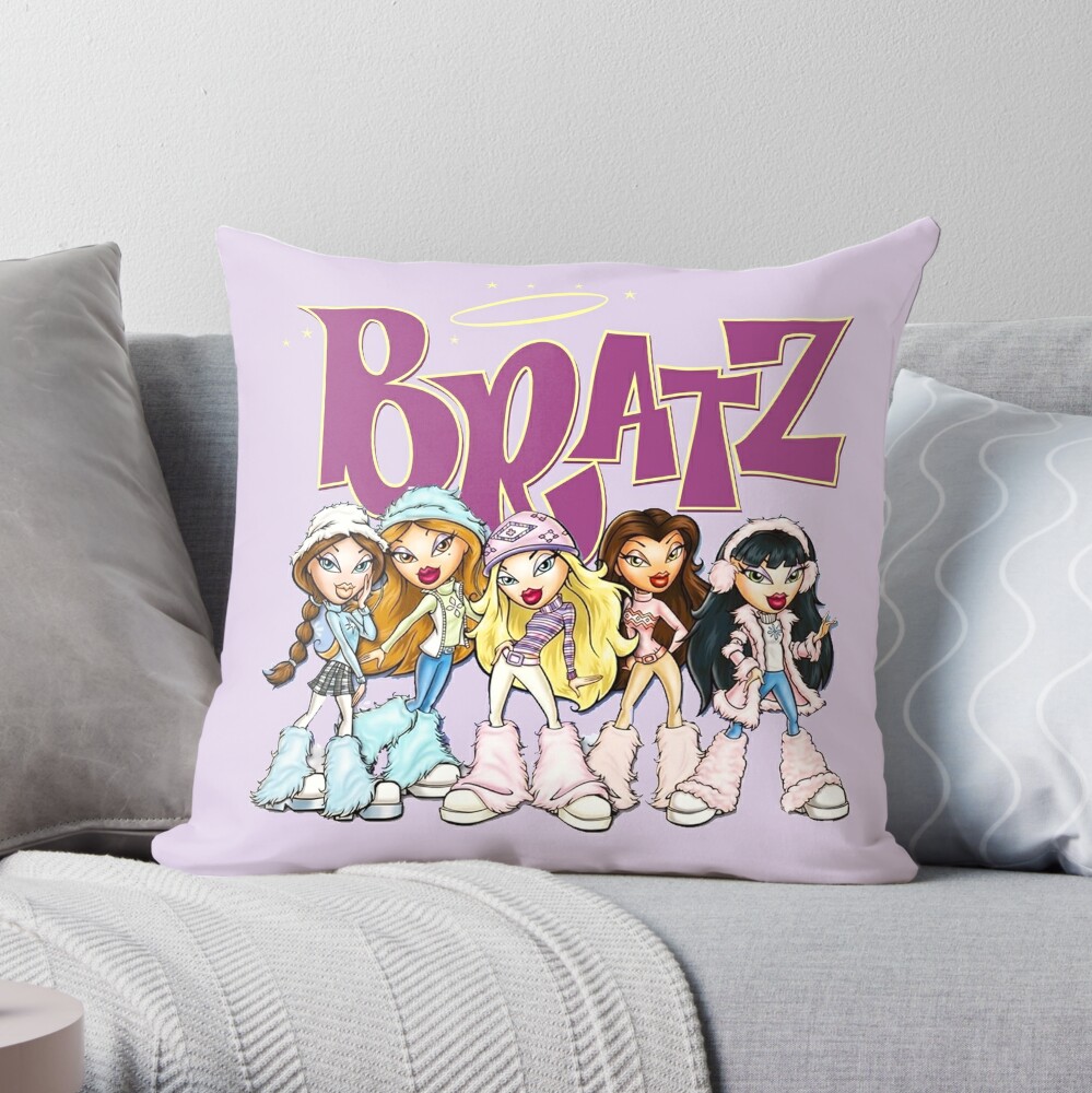 2003 Bratz Cloe Slumber Party 13 3d Throw Pillow Room or Bed