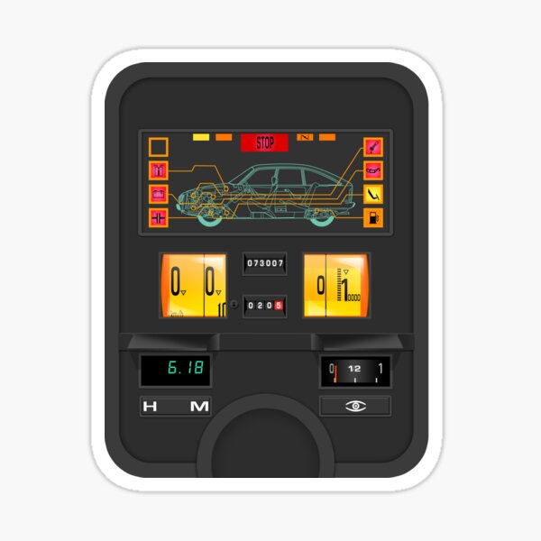 Citroën GSA dashboard instrument panel Sticker