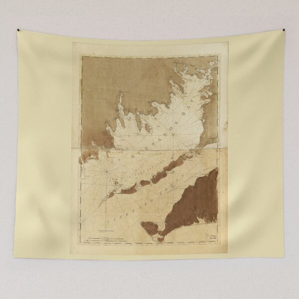 Item preview, Buzzards Bay and Vineyard Sound Massachusetts Map (1776) designed and sold by allhistory.