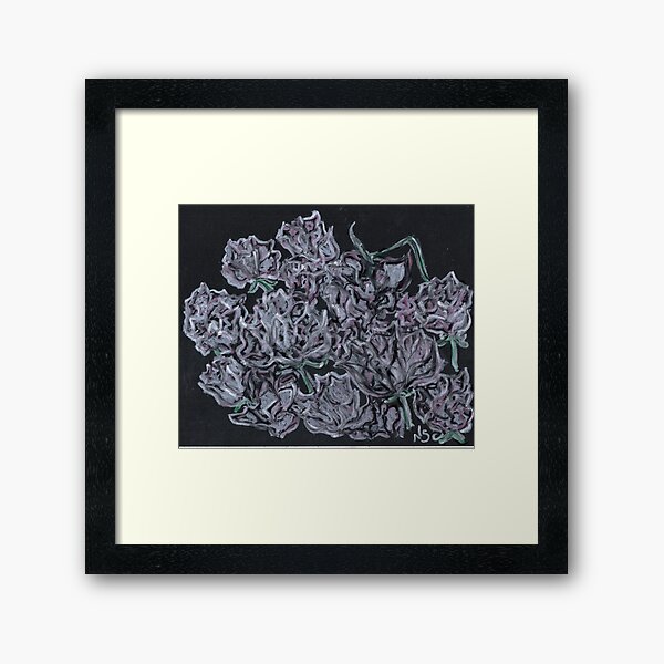 A DOZEN ROSES Framed Art Print