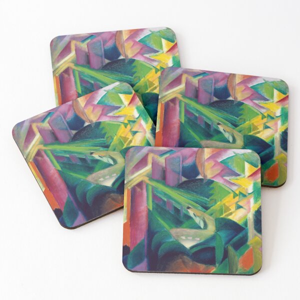 Item preview, Deer in a Monastery Garden, Franz Marc designed and sold by fourretout.