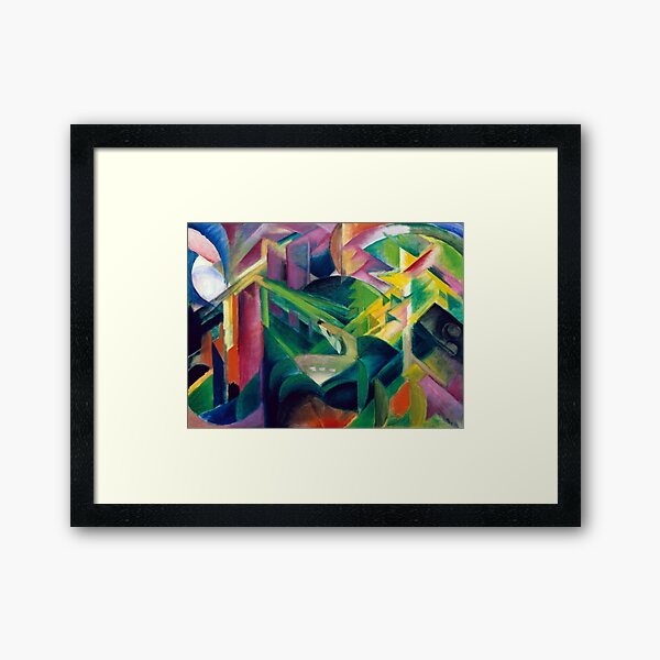 Aperçu de l'œuvre Deer in a Monastery Garden, Franz Marc créée et vendue par fourretout.