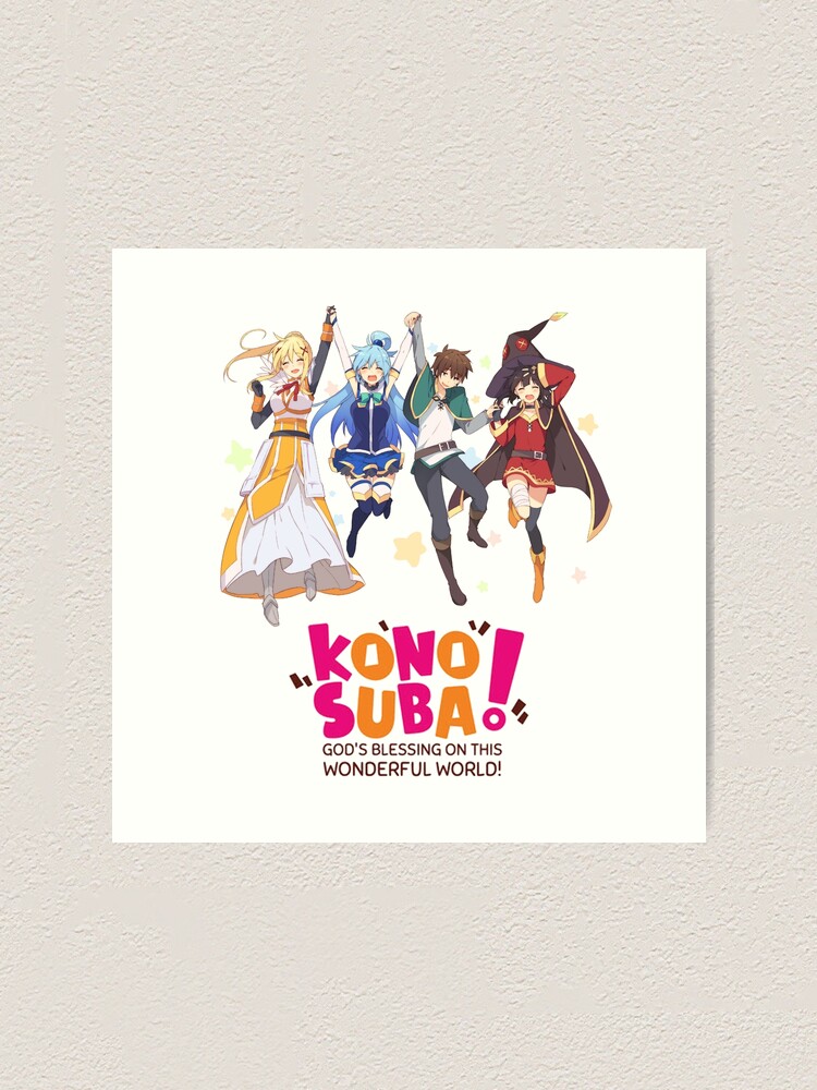 Kono subarashii sekai ni shukufuku wo! Minimalist Poster