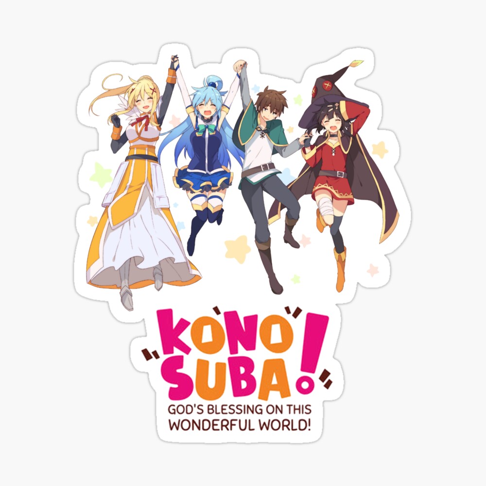 HD quality anime konosuba // kono subarashii | Greeting Card