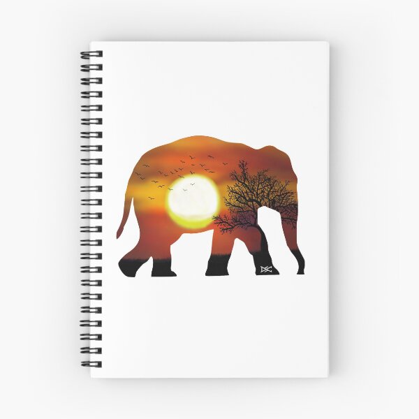 Item preview, Elephant Sunset Tree Silhouette designed and sold by DSC Arts.