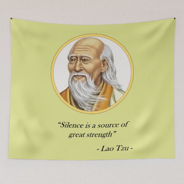 Item preview, [Quote] Lao Tzu - Silence designed and sold by Garlaska's Shop.