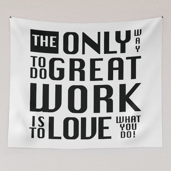 Item preview, The only way to do great work - by Brian Vegas designed and sold by Brian Vegas.