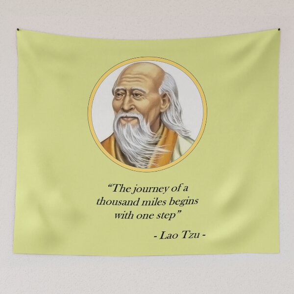 Item preview, [Quote] Lao Tzu - Journey designed and sold by Garlaska's Shop.