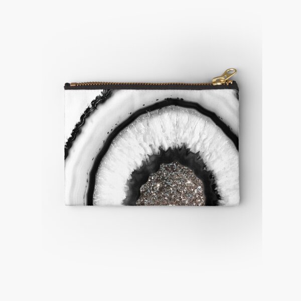 Item preview, White Agate with Silver Glam #1 (Photo of Glitter Only - Not Reflective) designed and sold by Anita's & Bella's Art.