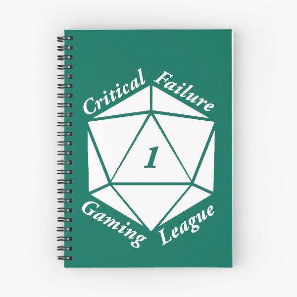 Item preview, Critical Failure Gaming League - White Text designed and sold by Christopher Myers.