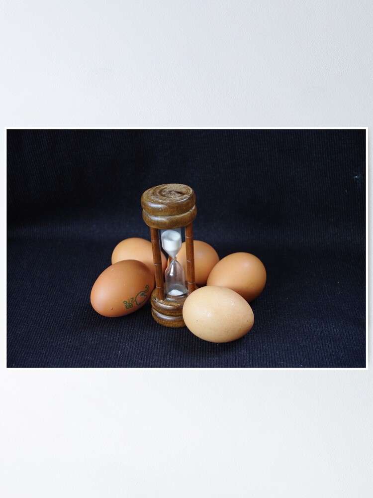 Alternate view of egg time Poster