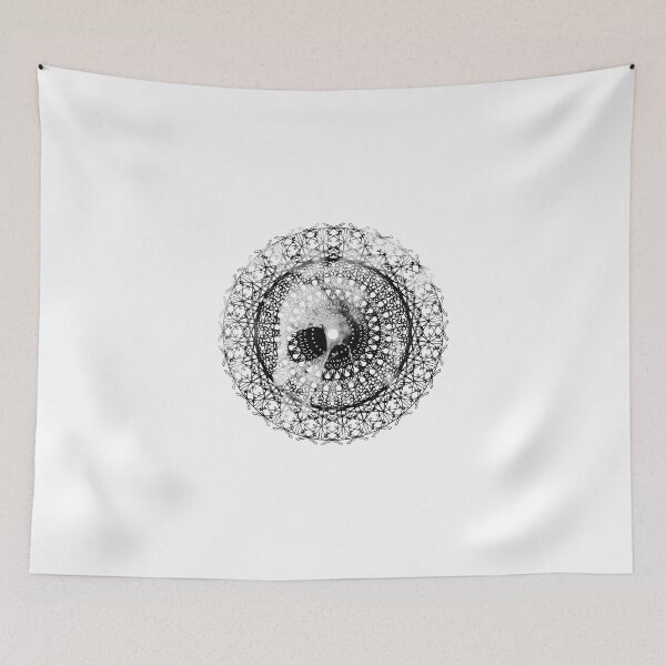 Item preview, Mandala Pattern Skull India Skull Metal Hindi designed and sold by Elpano.