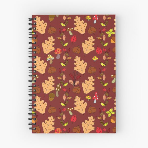Item preview, Red Brown Autumn Leaf Pattern designed and sold by SaradaBoru.
