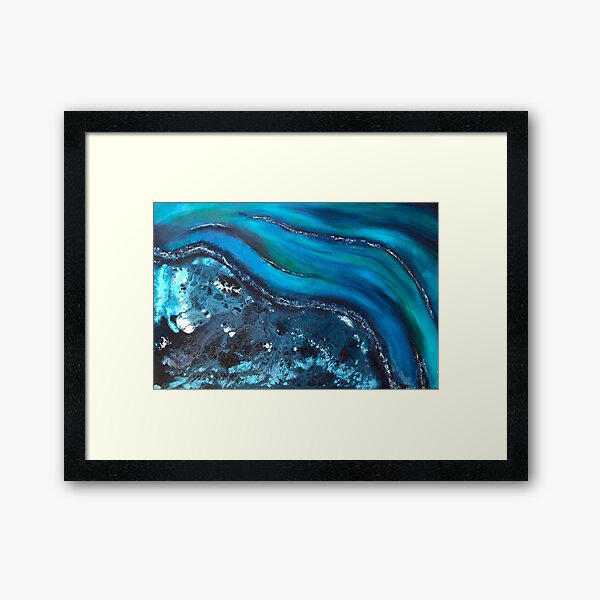 Item preview, Abstract Pour Painting designed and sold by LoveInTheStorm.